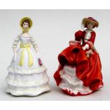 A Royal Doulton figure 'Top O'er the Hill', HN1834, 17cms (6.5ins) high; together with a Royal