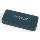 Military marked Royal Air Force spectacles case Mk14 22C/2432