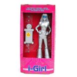 A boxed battery operated I-Girl, made in China. 24cms (9.5ins) tall