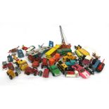 A quantity of diecast vehicles, to include Matchbox, Corgi and Lesney.