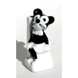 An early Mickey Mouse ceramic toothbrush holder, 9cms (3.5ins) high.