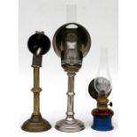 Three students lamps.