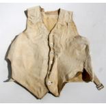 A calf skin waistcoat.