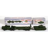 A Dinky Super Toys 660 Tank Transporter, boxed; together with a Dinky Super Toys 651 Centurion Tank,