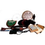 Lieutenant Colonel V. Robinson, six assorted GR berets, belts and various souvenirs of the