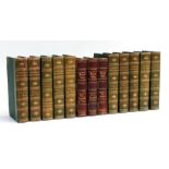 The Works of John Bunyan, leather bound, three volumes, published 1855; together with a set of