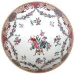 A Sampson of Paris famille rose punch bowl, 28.5cms (11.25ins) diameter.