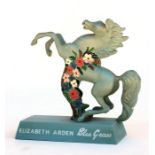 An Elizabeth Arden Blue Grass advertising model of a horse, 33cms (13ins) high.