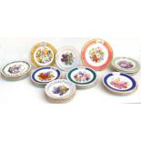 A quantity of Royal Worcester Royal Horticultural Society collectors plates.