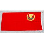 An original cotton flag to the Malaysian State of Kedah. 84cms by 188cms (33ins by 74ins)