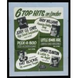 A 1959 London Records original record promotional poster issued to trade and record shops