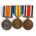 A mounted as worn WWI Medal pair named to '36166 Private W. Reynolds' of the Royal Warwickshire