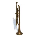 A Besson & Co. brass trumpet, numbered H75983, 52cms (20.5ins) long.