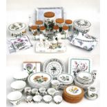 A large quantity of Portmeirion Botanic Garden pattern dinnerware, to include dinner plates, storage