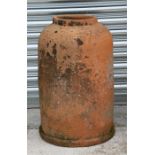 A large terracotta rhubarb forcer, 66cms (26ins) high.