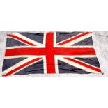 An early 20th century cotton Union Jack flag, 355.5 by 180cms (140 by 71ins).
