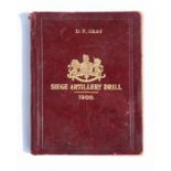 A Military publication: Siege Artillery Drill 1900