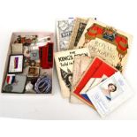 A quantity of Royal Commemorative items including George V and Elizabeth II.