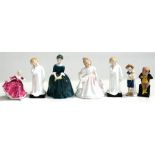 Seven Royal Doulton figures to include 'Amanda' HN2996; 'Cherie' HN2341; 'Kirsty' HN3213; '