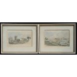 Fairfield, early Victorian School, a pair of rural landscape paintings, signed and dated September