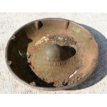 A cast iron Mexican hat feeder or planter, 67cms (26.5ins) diameter.