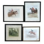 Cecil Aldin (British 1870 - 1935), three prints in the series 'Hunting Types' including The Duke