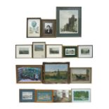 A quantity of pictures, prints, watercolours and oil paintings, to include a Lionel Edwards