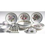 A quantity of Portmeirion Botanic Garden pattern dinnerware, to include mixing bowl, dinner plates