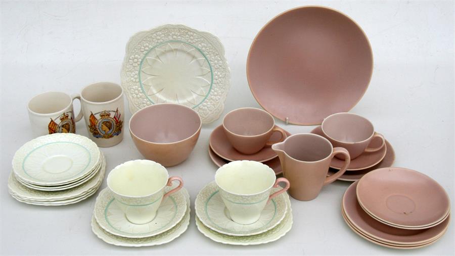 A Burleigh Ware part dinner service; together with a pink Poole Pottery part tea service; and - Image 2 of 3