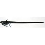 A British Regulation 1822 Pattern cavalry sword. Blade length 88cms (34.625ins)