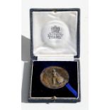 A British Numismatic Society medal awarded to 'Charles Winter' in original Spink & Son leather box.