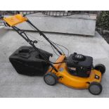 A Briggs & Stratton ES45 petrol lawn mower.