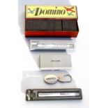 From a private aviation collection: a boxed set of dominoes with a vintage aircraft design to the