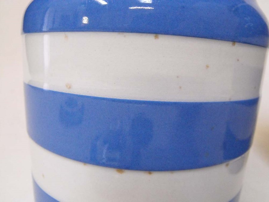 Two TG Green Cornishware storage jars; a quantity of Royal Worcester Evesham pattern dinner wares; - Image 3 of 4