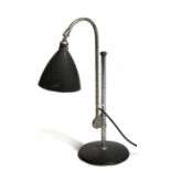 An industrial style 'Bestlite' desk lamp, 59cms (23ins) high.