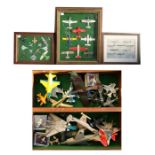From a private aviation collection: an assortment of over forty mainly metal aircraft from various