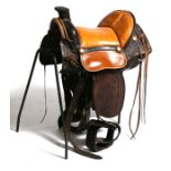 A South American Gaucho pony saddle.