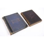 Two early to mid 19th century scrap albums containing poetry, sketches, watercolour paintings and