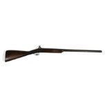 A 19th century percussion cap black powder rifle, 114cms (45ins) long.