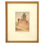 David Wilkie (Raimbach) - Chateau de Dieppe - dated 10th June 1867 lower right, watercolour,