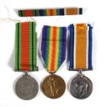 A WW1 medal pair named to 202457 Private R. Parratt of the East Kent Regiment together with his