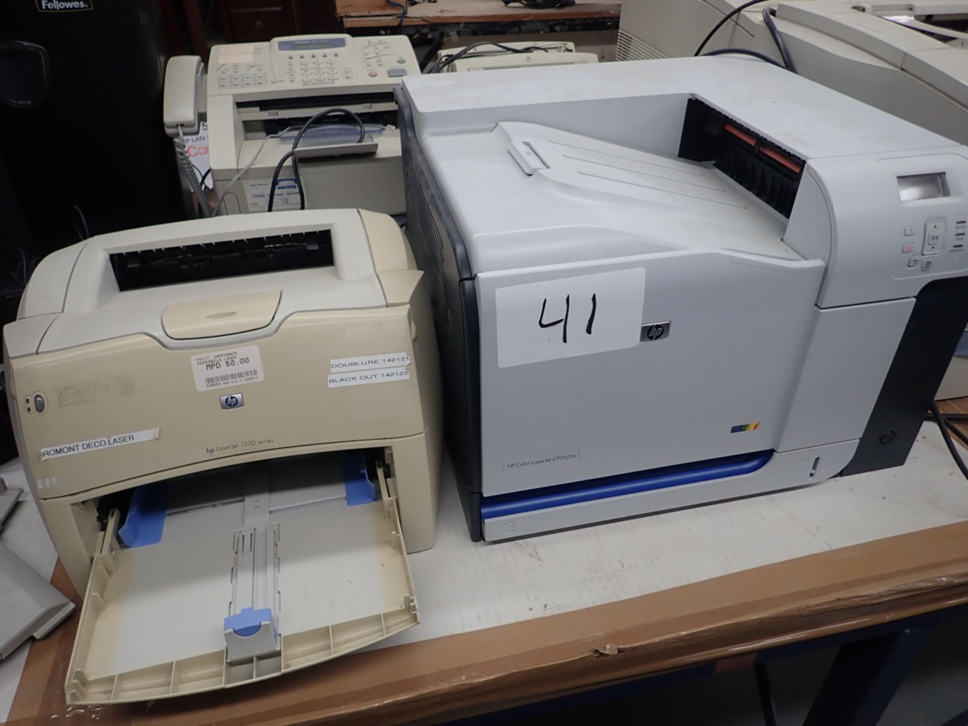 LOT OF ASSORTED PRINTERS, FAXES, SHREADER, ETC (7 PIECES) / LOT D'IMPRIMANTES, TÉLÉCOPIEUR, - Image 2 of 4