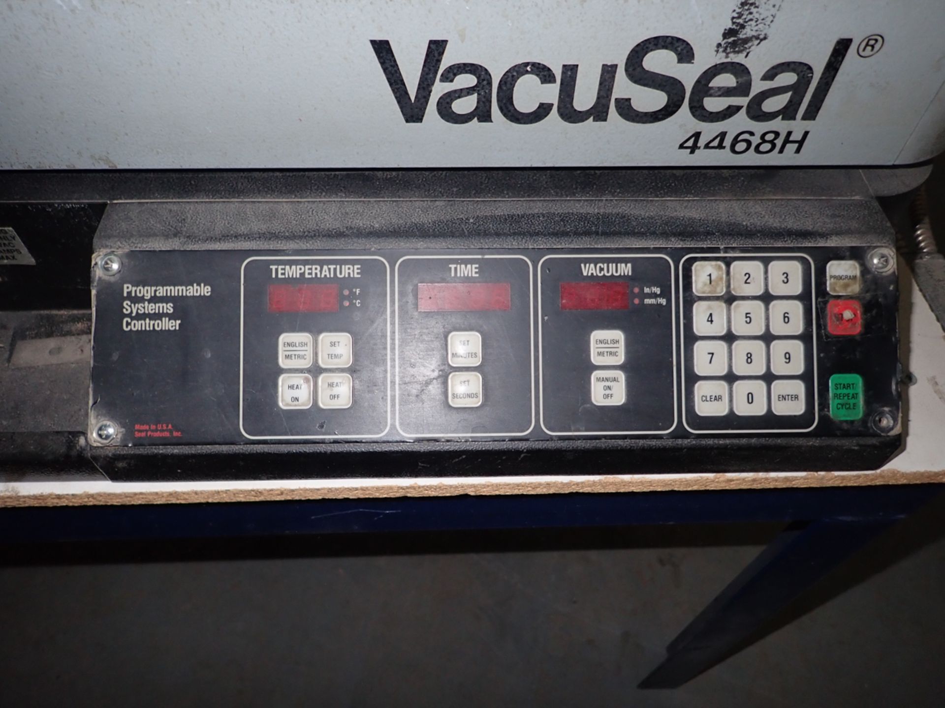 VACU SEALV ACUUM PRESS MOD. 4468M, 44" X 68" CAP., 230V/ 1 PHASE, W/ VACUUM PUMP / PRESSE À VACUUM - Image 3 of 5