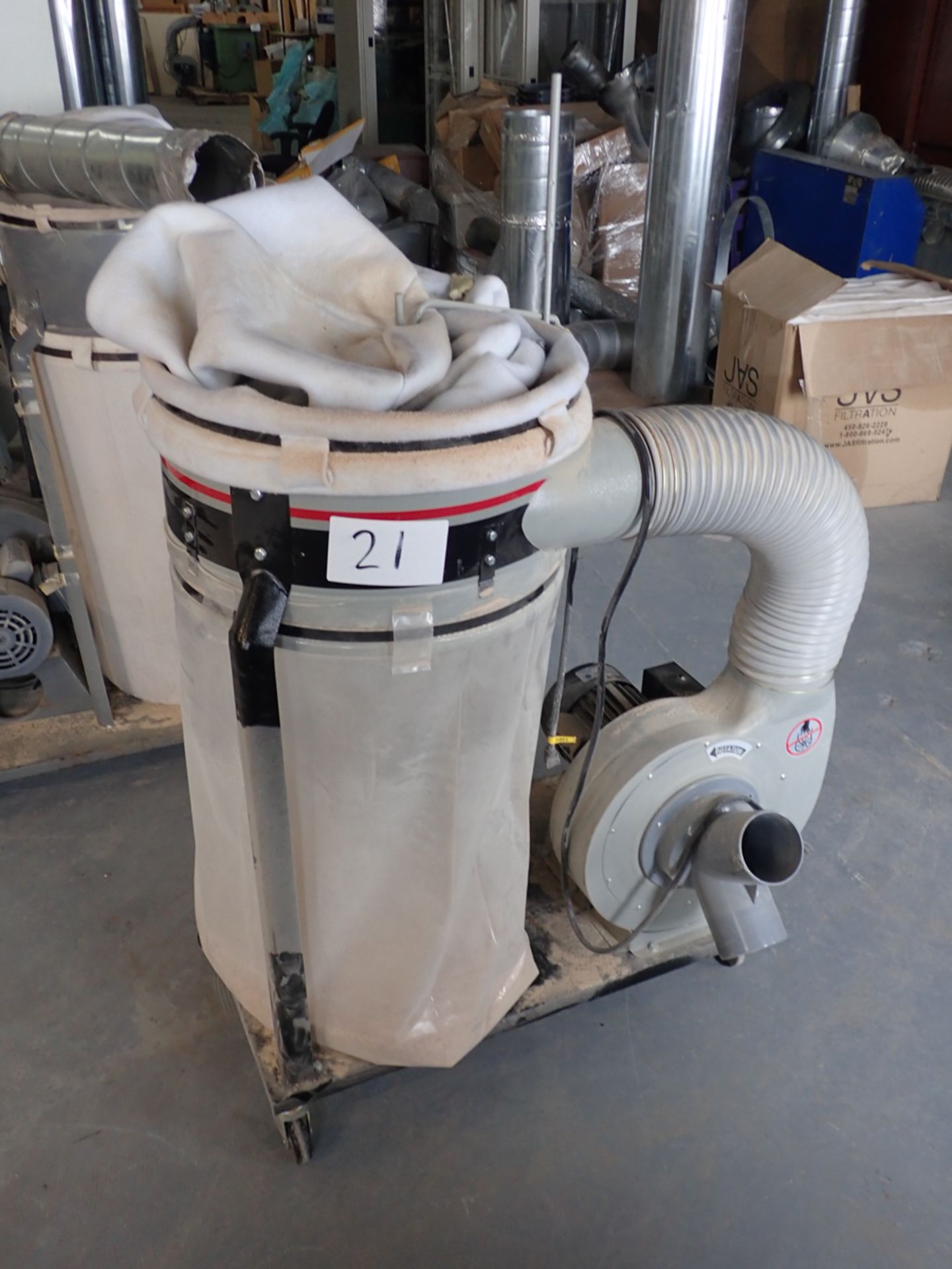 STEEL CITY TOOL WORKS SINGLE BAG DUST COLLECTOR MOD. 65200, 120 VOLTS, / DÉPOUSSIÉREUR STEEL CITY