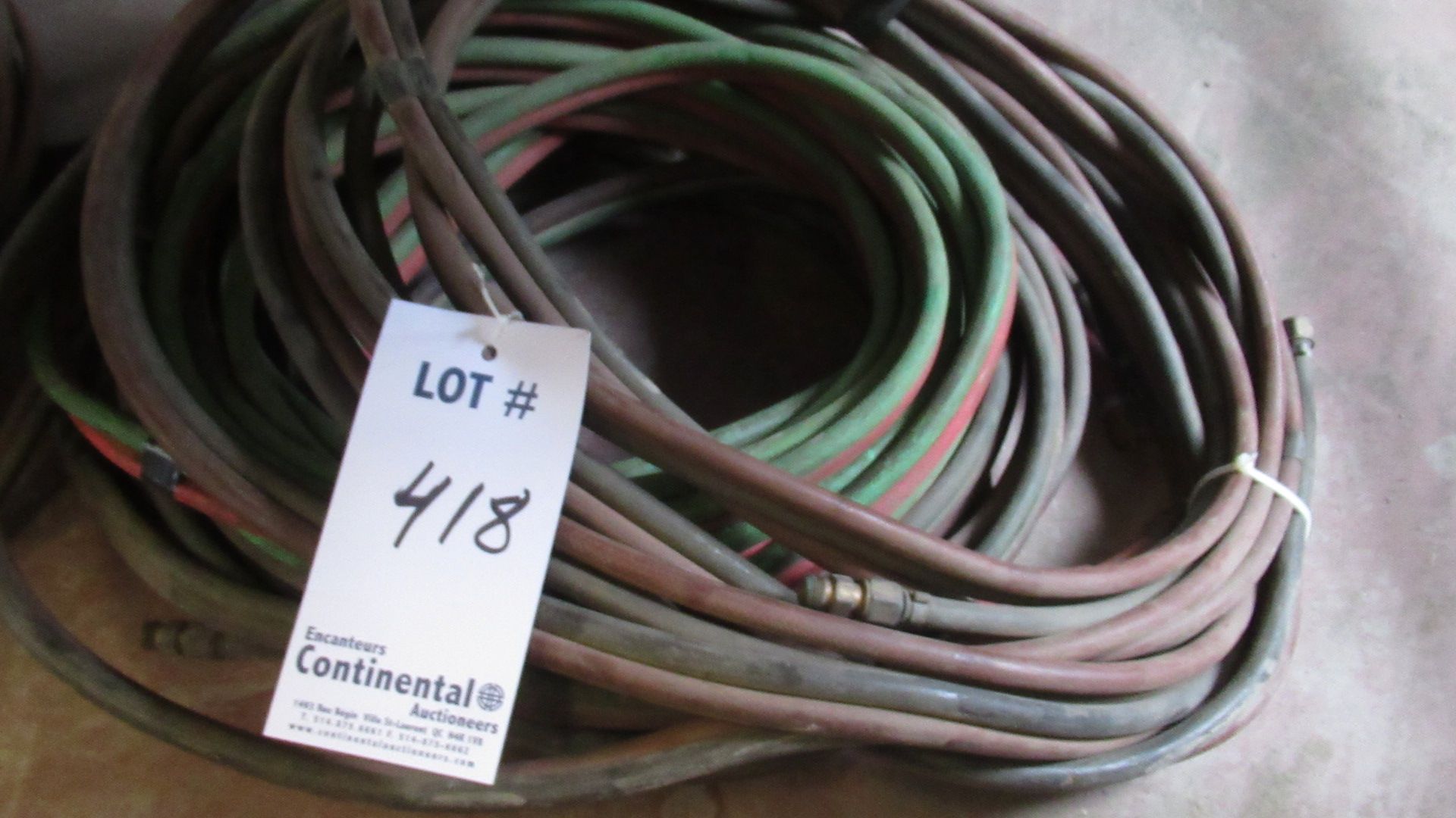 LOT OF ASSORTIS WELDING HOSES / TUYAUX DE SOUDURE ASSORTIS