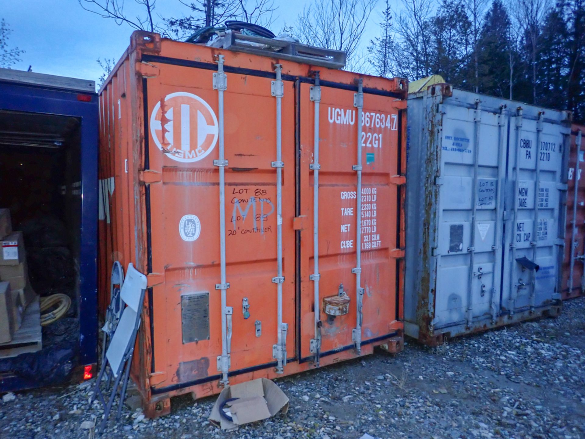 SHERBROOKE: 20' SHIPPING CONTAINER / CONTENEUR MARITIME 20'