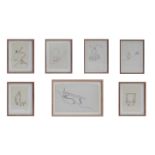 Queenie McKenzie (1930Ê-1998) A Group of Seven Framed Drawings depicting Christian ThemesÊ 1995