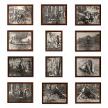 Thomas Dick (1877-1927) Set of 12 framed Photographic printsÊ c. 1900