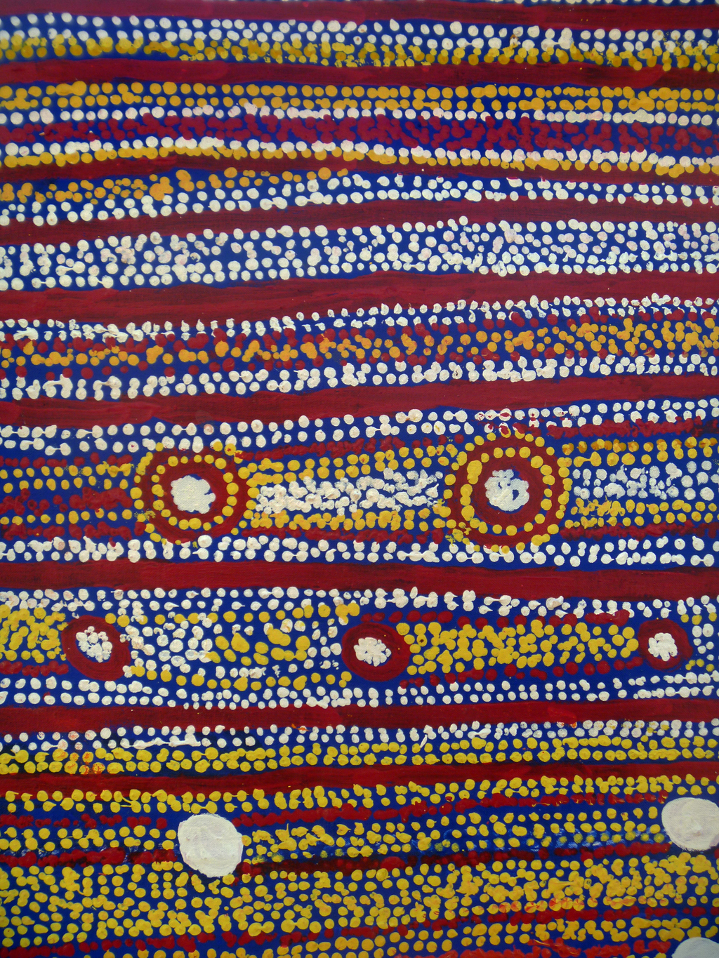 Paddy Tjapaltjarri Sims (c.1925-2010) Witi Jukurrpa (Ceremonial Poles) - Yanjirlypirri 2006 - Image 2 of 3