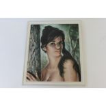 A vintage print "Tina" by J H Lynch, 57cm x 46cm